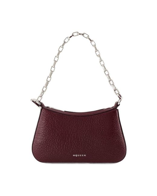 Alexander McQueen Red T-Bar Mini' Handbag