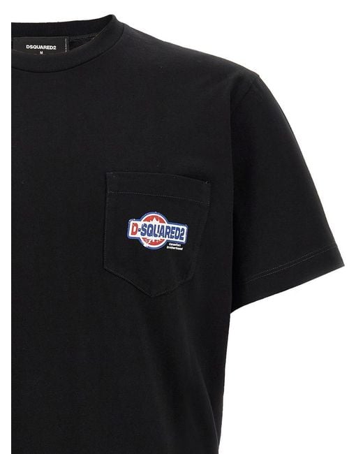 DSquared² Black Cool Fit' T-Shirt for men