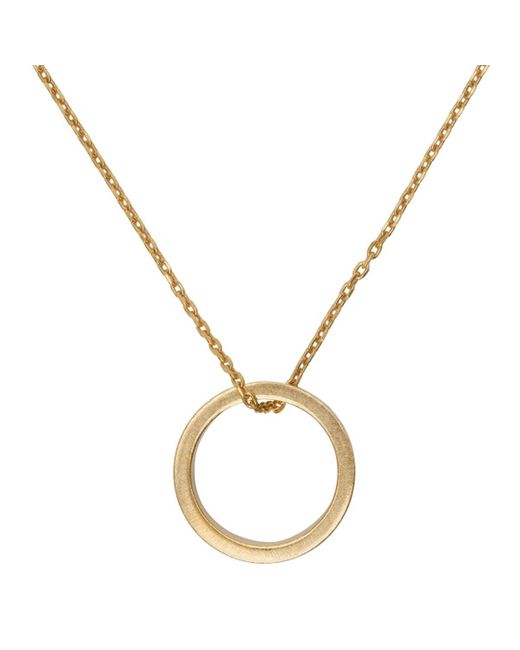 MM6 by Maison Martin Margiela Metallic Mm6 Ring Necklace