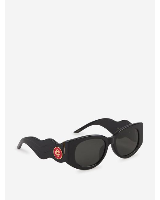 Casablancabrand Black Logo Sunglasses for men