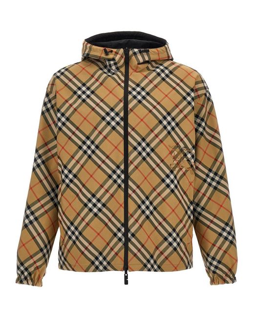 Burberry Natural Check Print Reversible Jacket for men