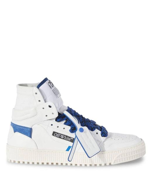 Off-White c/o Virgil Abloh Blue 3.0 Off Court Leather Sneakers for men