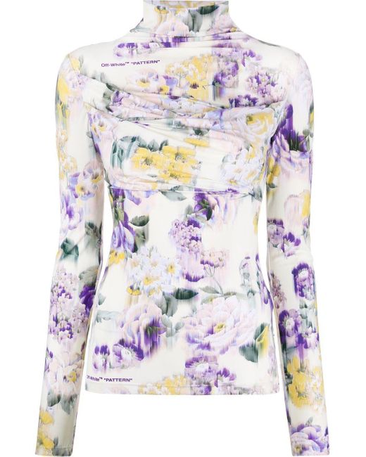 Off-White c/o Virgil Abloh Synthetic Off White Top Green - Save 55% | Lyst Canada