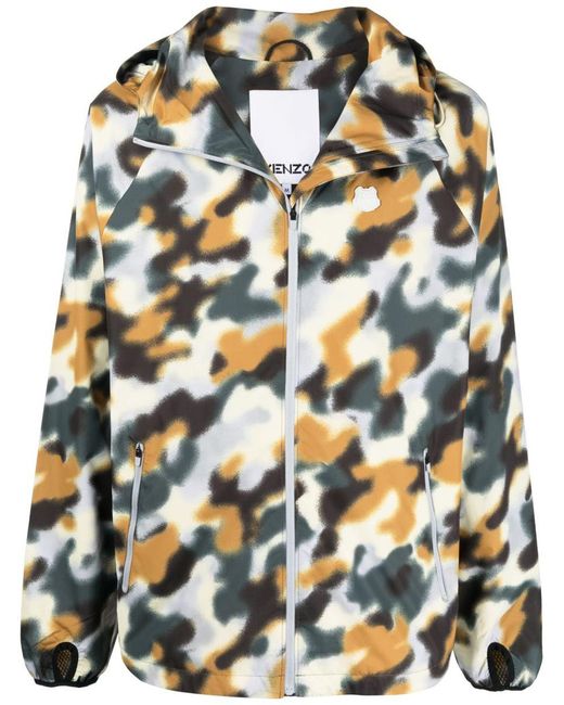 KENZO Multicolor Light Camouflage Jacket for men
