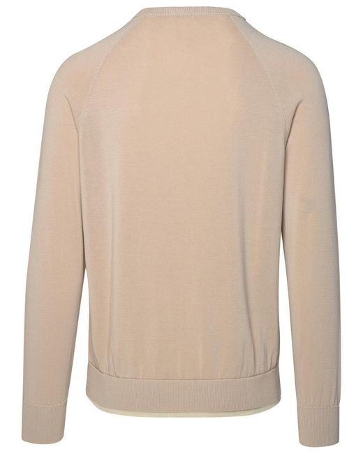 Eleventy Natural Cotton Sweater for men