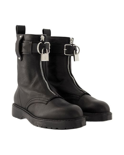 J.W. Anderson Black Punk Combat Boots
