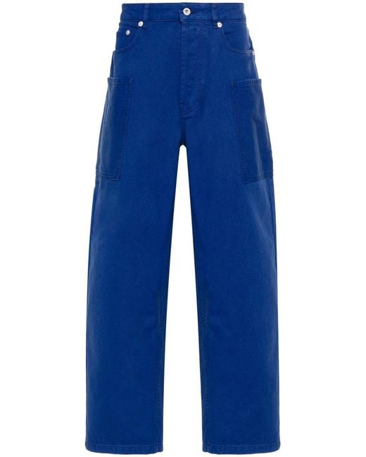 KENZO Blue Elephant Flag Monkey Fit Jeans for men