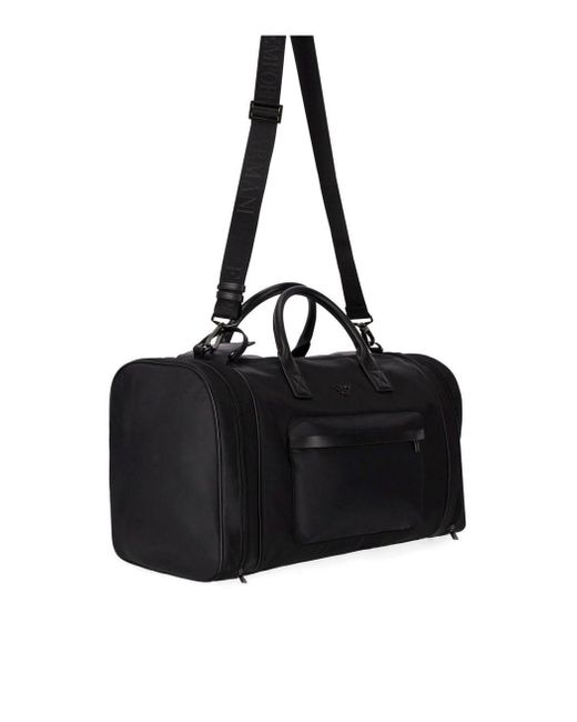 Emporio Armani Black Duffle Bag for men