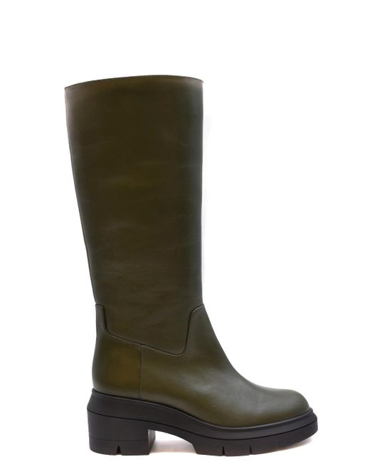 stuart weitzman green boots