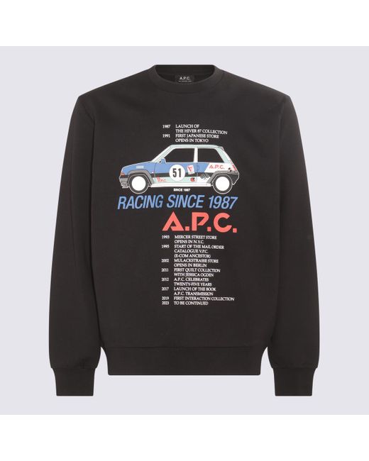 A.P.C. Gray Sweaters Black for men
