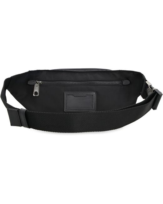 Dolce & Gabbana Black Nylon Belt Bag for men