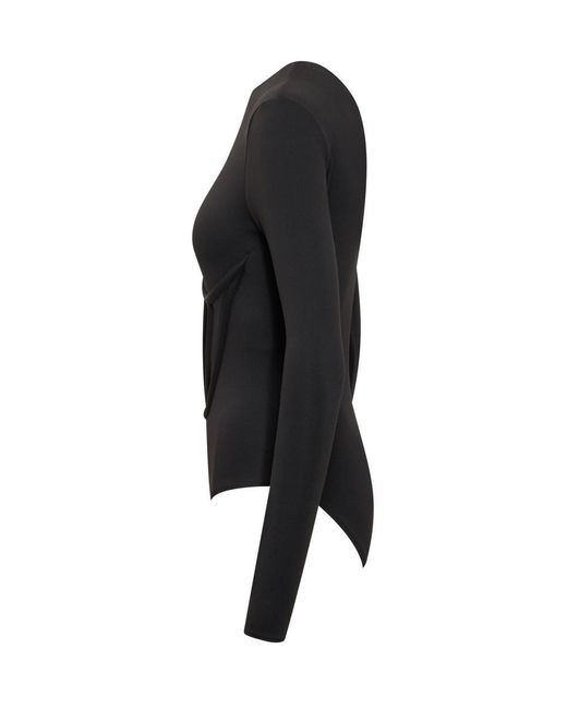 Versace Black Bodysuit With Zip