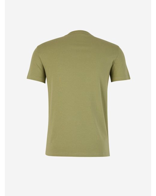 Tom Ford Green Plain Cotton T-shirt for men