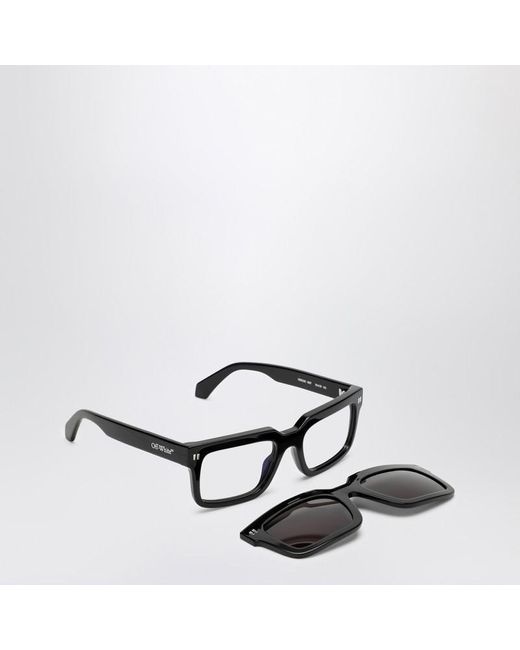 Off-White c/o Virgil Abloh Black Off- Clip-On Sunglasses for men