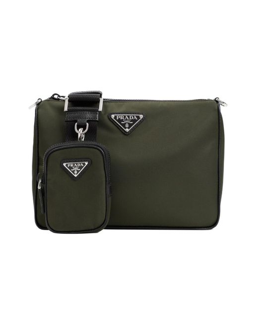 Prada Shoulder Bag in Green for Men Lyst