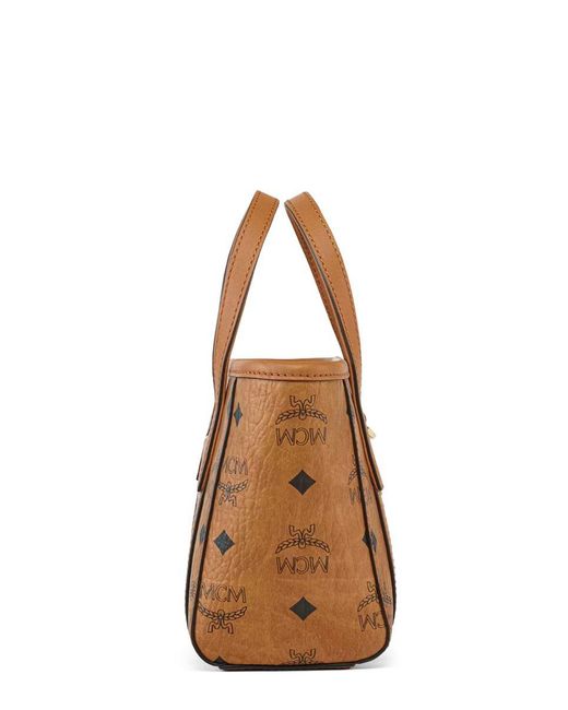 MCM Brown Extra-Mini "Toni Top-Zip" Bag