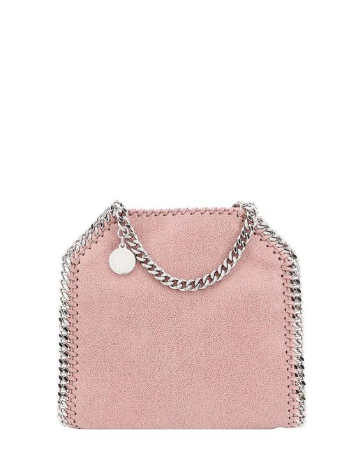 Stella McCartney Pink Faux Leather Falabella Tote Bag