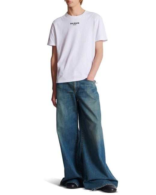 Balmain White T-shirts And Polos for men