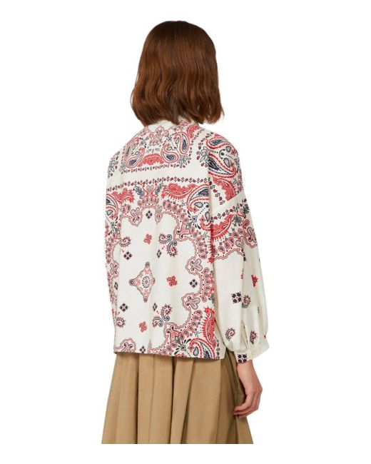 Weekend by Maxmara Pink Adda Ivory Shirt