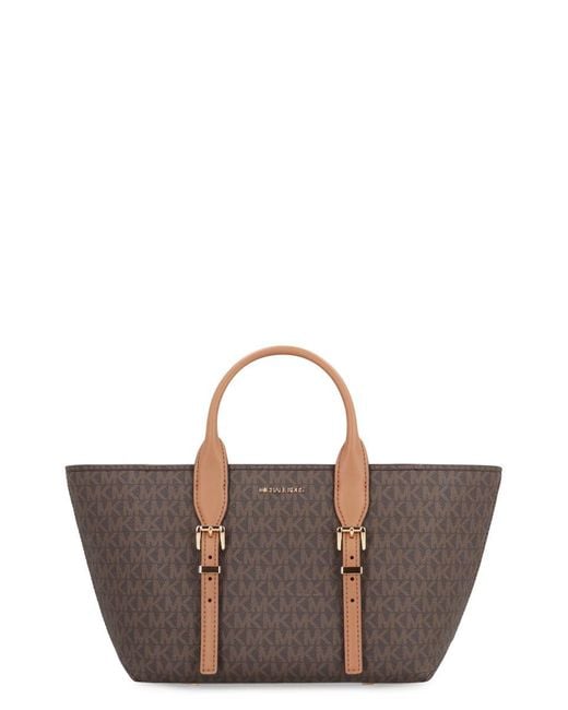 Michael Kors Brown Moore Pvc Handbag
