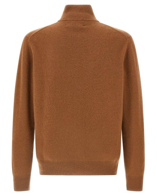 Ballantyne Brown Cardigan Argyle for men