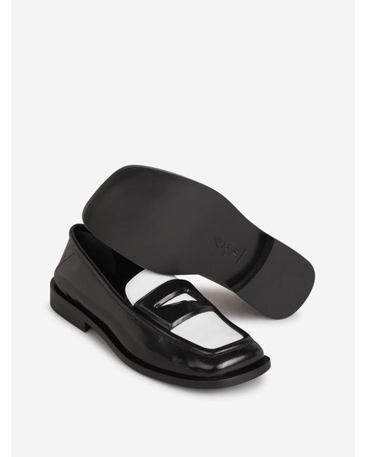 The Attico Black Amanda Loafers
