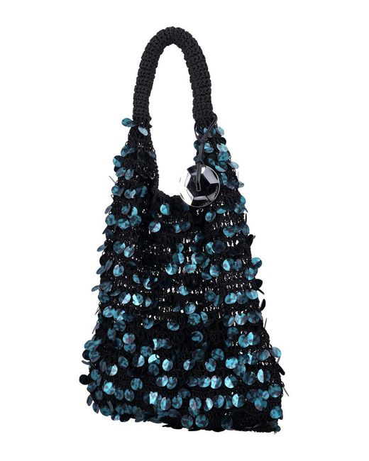 J.W. Anderson Blue Sequin Hobo Bag
