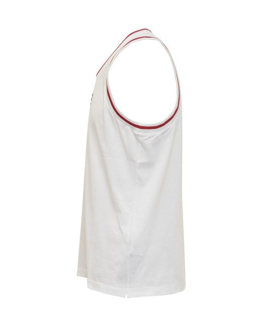 DSquared² White Tank Top With Logo for men