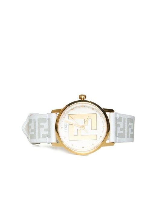 Fendi Metallic Forever More 29 Leather Watch