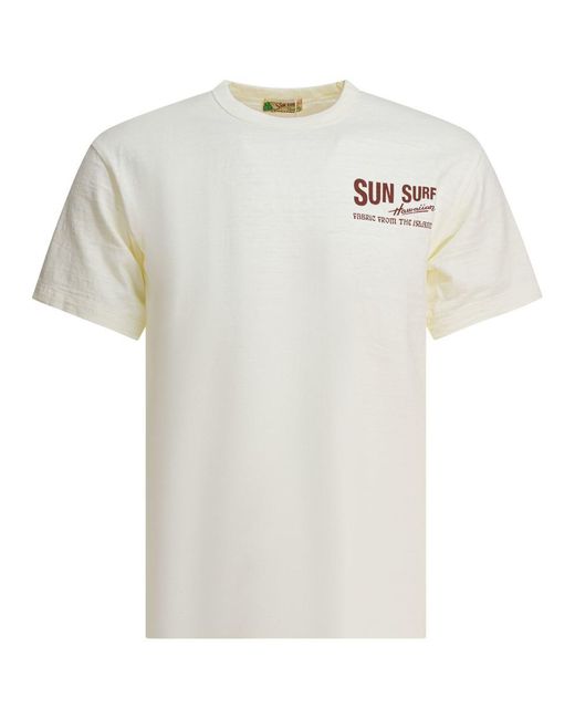 Sun Surf White T-shirts for men
