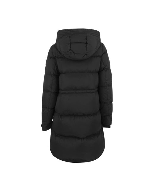 Woolrich Black Alsea - Hooded Down Jacket