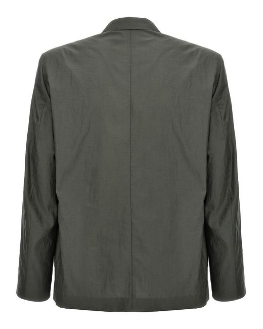 Lemaire Green Double-Breasted Jacket for men