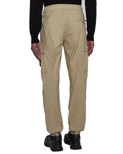 Stone Island Natural Trousers for men