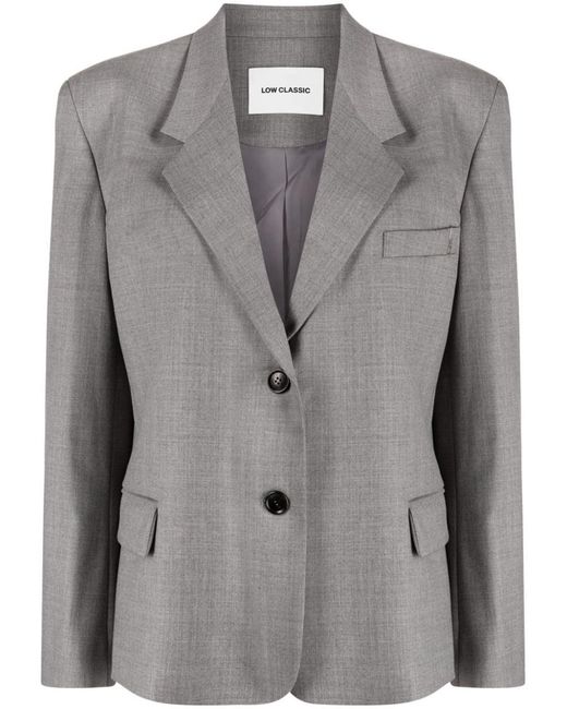 Low Classic Gray Classic Blazer Clothing