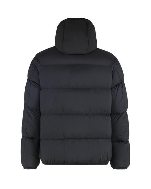 Moncler Black Forez Short Down Jacket With Hood for men