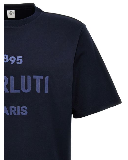 Berluti Blue 'Scritto Pocket' Shirt for men