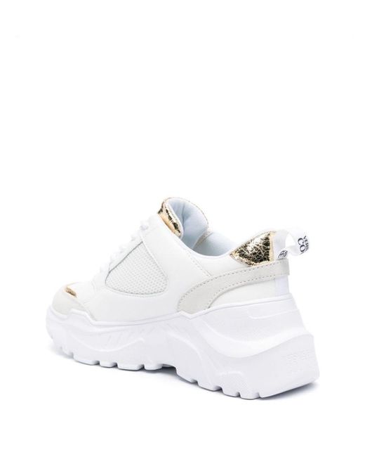 Versace White Speedtrack Chunky Sneakers