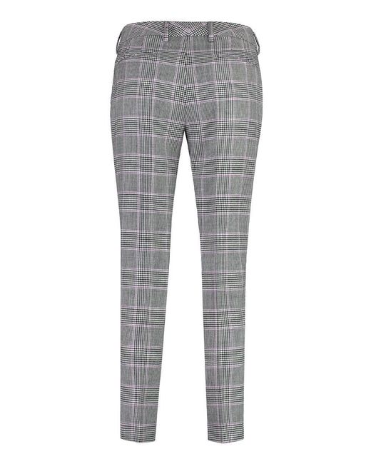 PT01 Gray New York Virgin Wool Tailored Trousers