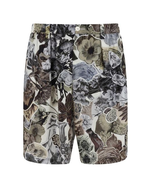 Marni Gray Bermuda Shorts for men