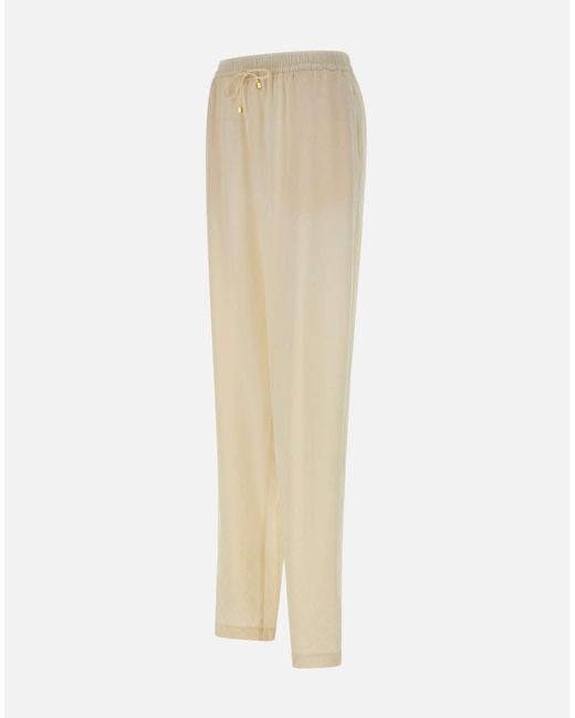Elisabetta Franchi White Trousers