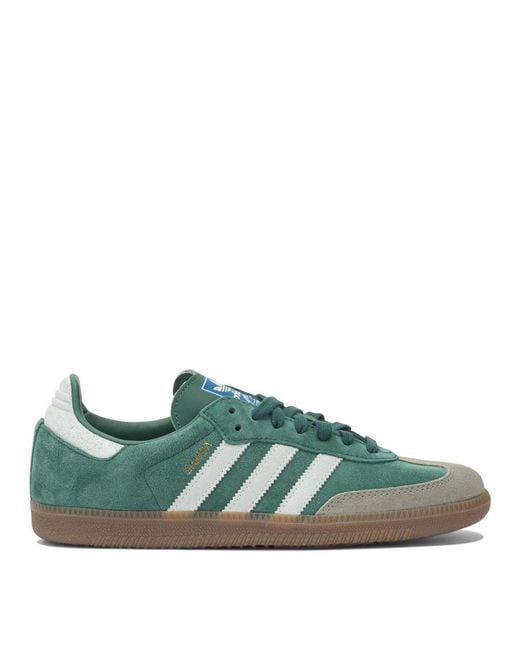 Adidas Originals Green "Samba Og" Sneakers for men