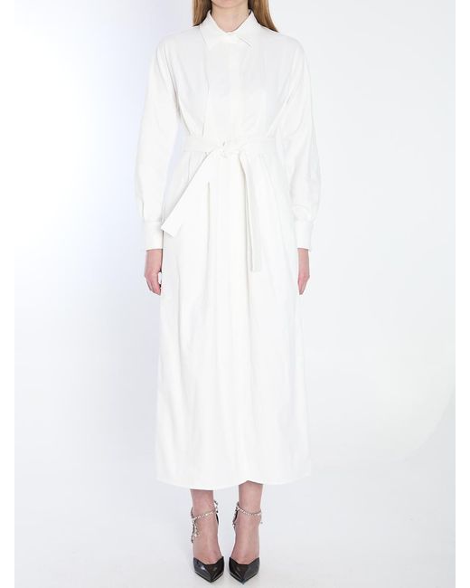 【関税&送料込】Max Mara Long Shirt Dress Polyester shirt dress | Max Mara