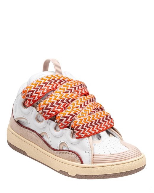 Lanvin Pink Curb Sneakers