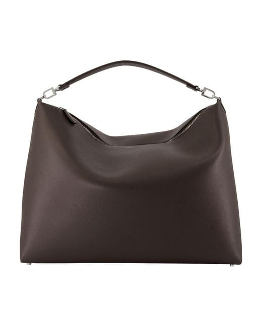 Totême  Brown Scoop Shopper Bag