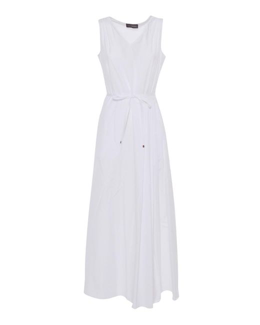 Lorena Antoniazzi White Midi Dress