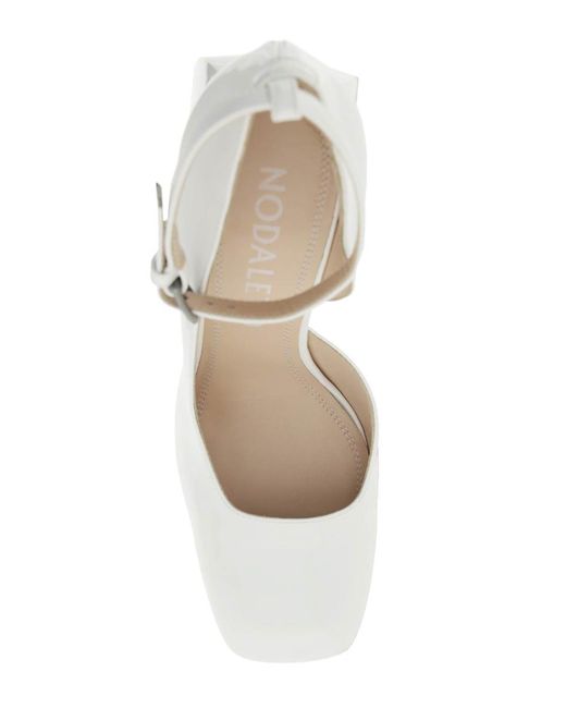 NODALETO White 'bulla Pia' Pumps