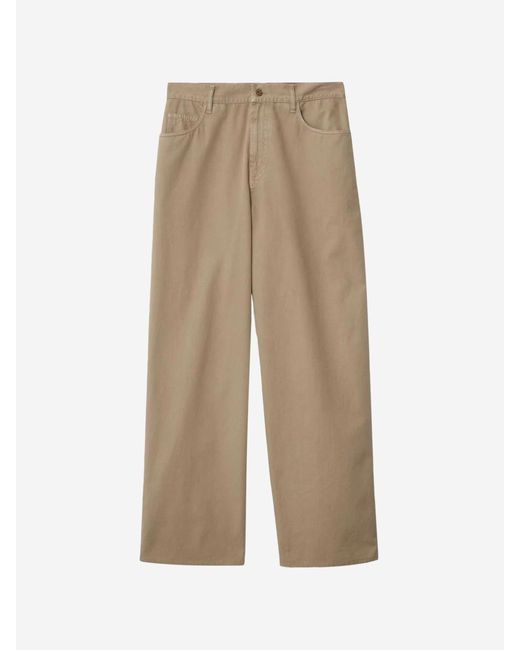 Burberry Natural Straight Cotton Jeans for men