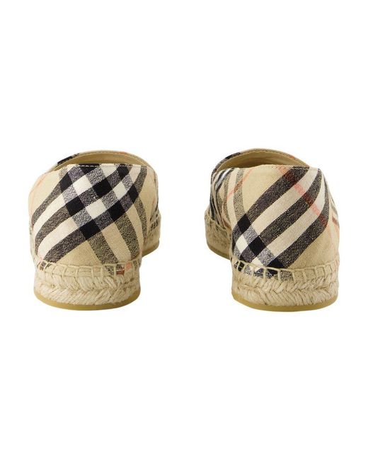 Burberry Natural Lf Mews Espadrilles