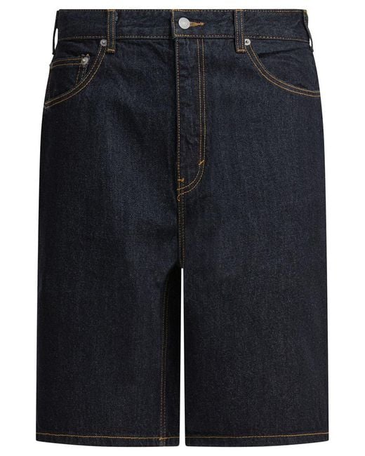Thisisneverthat Blue "Gd Overlap Lightning" Shorts for men