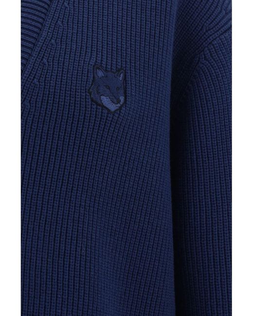 Maison Kitsuné Blue Knitwear for men
